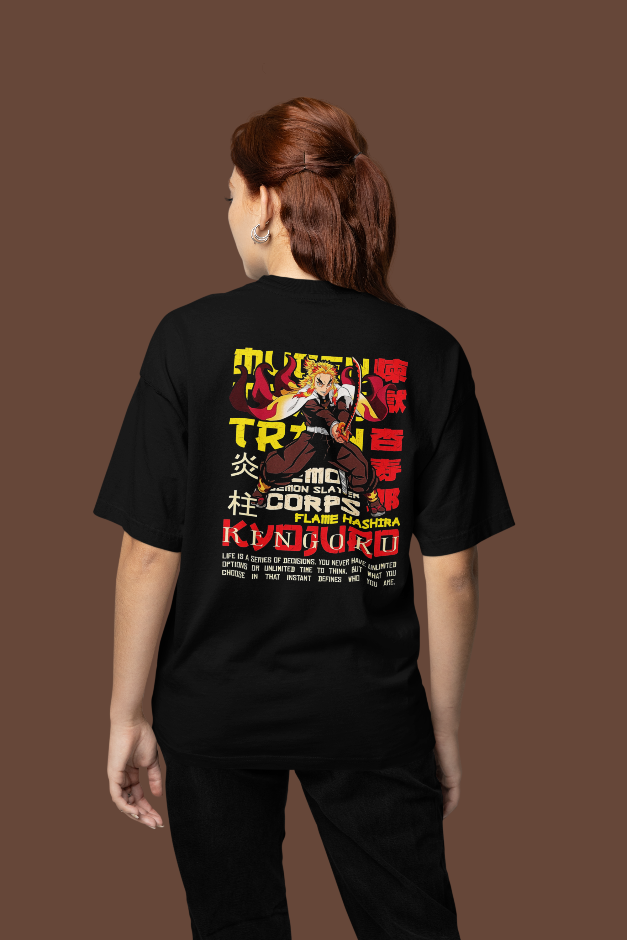 Kyujuro Rengoku Unisex Oversized Standard T-Shirt