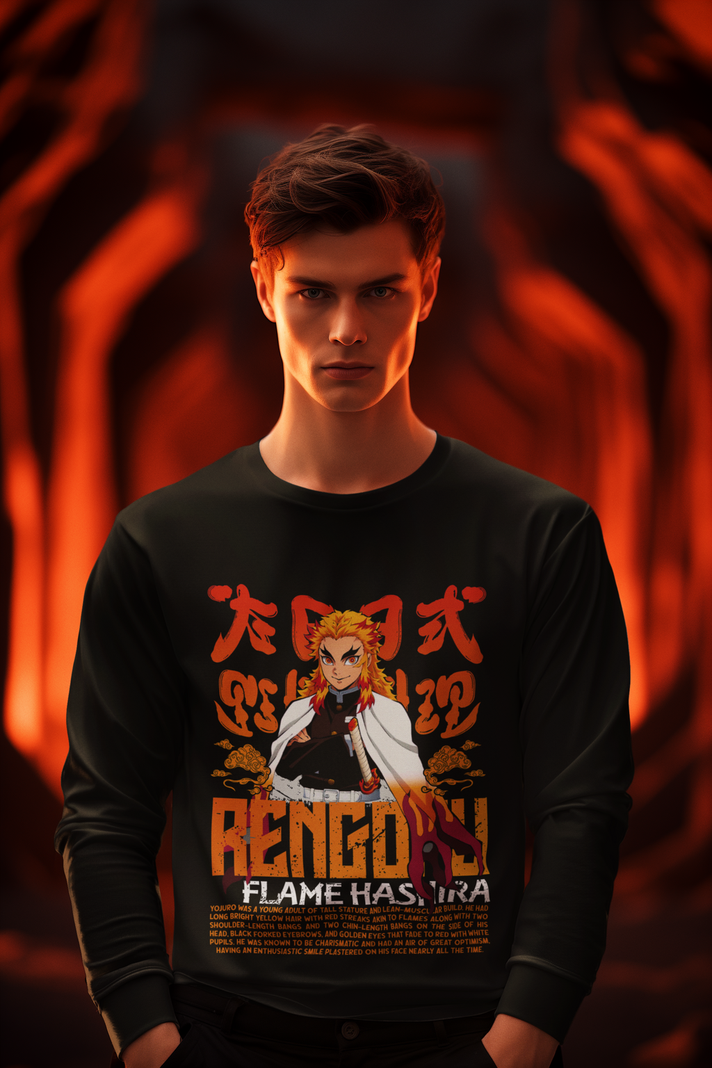 Rengoku Men's Full Sleeve T-Shirt